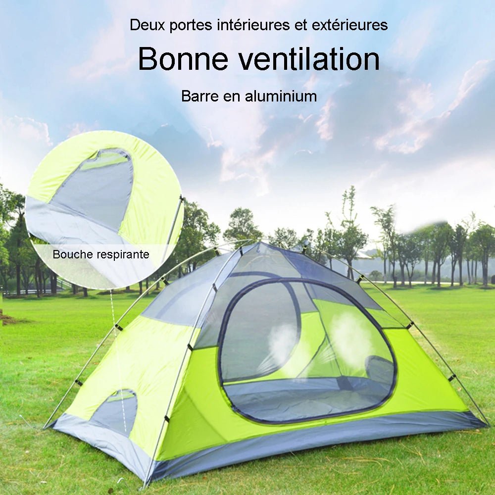 LaFiable™ - TENTE BIVOUAC pour camper à 2 même en hiver - Motardise